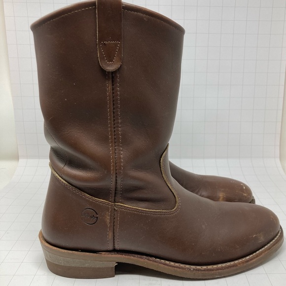 Double H Vintage pull on boots size 10 some scuffing on boots HH Boots - Picture 1 of 17